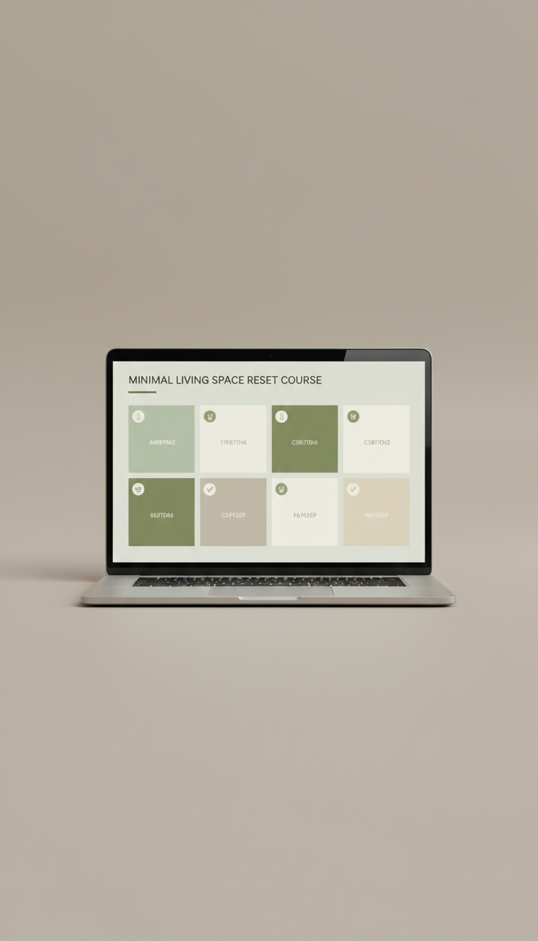 Reset minimalista para espacios habitables