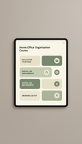 Curso de organización para home office digital